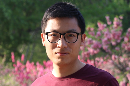 Porträtt av Meng Lu, doktorand.